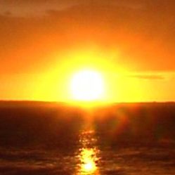 サロマ湖④夕日